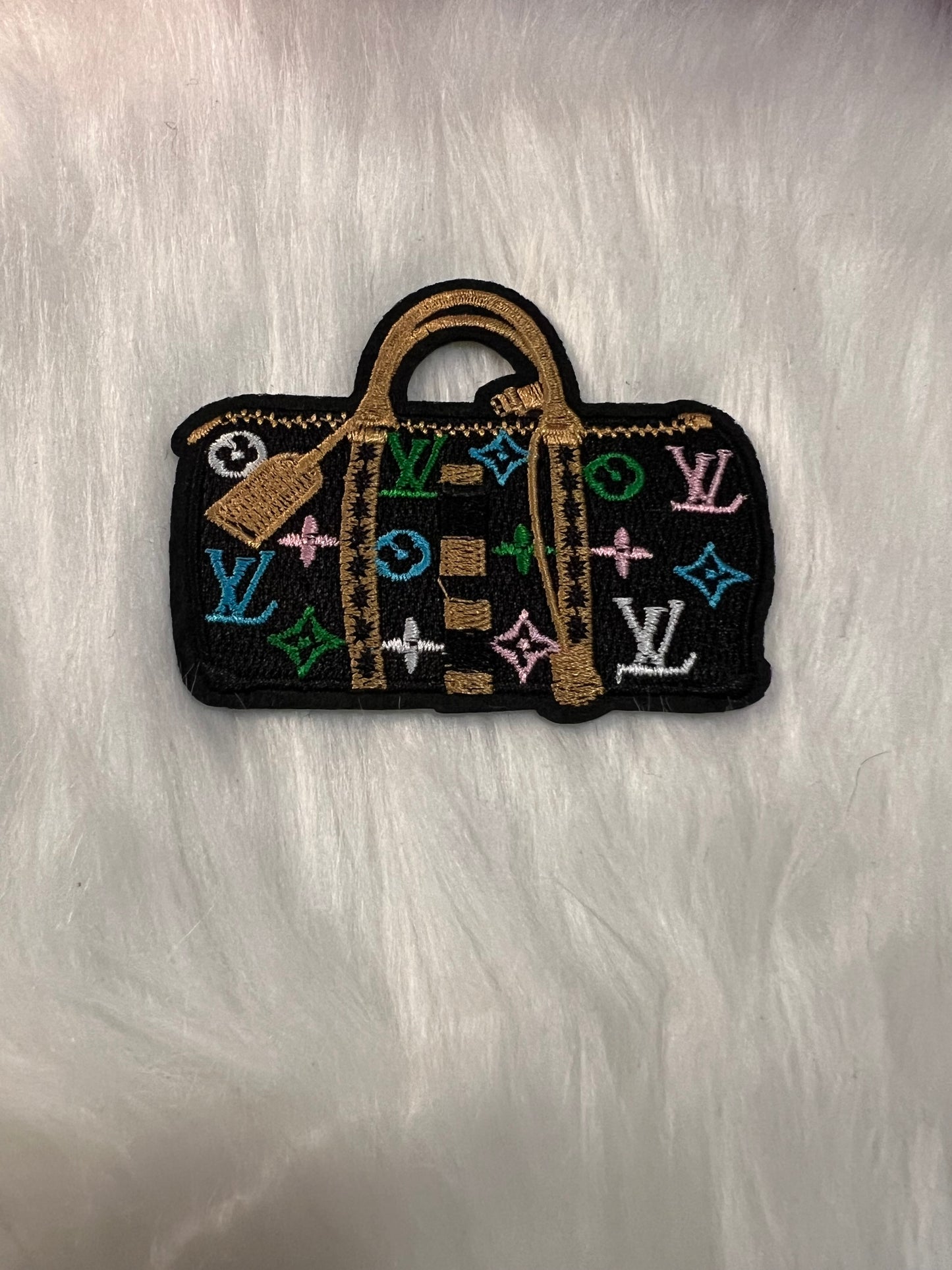 Black Colorful LuLu purse