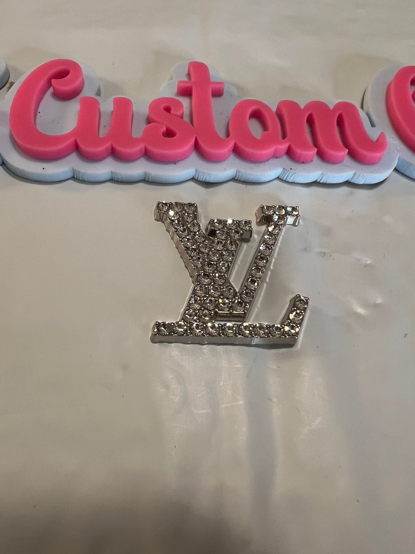 Silver LV bling