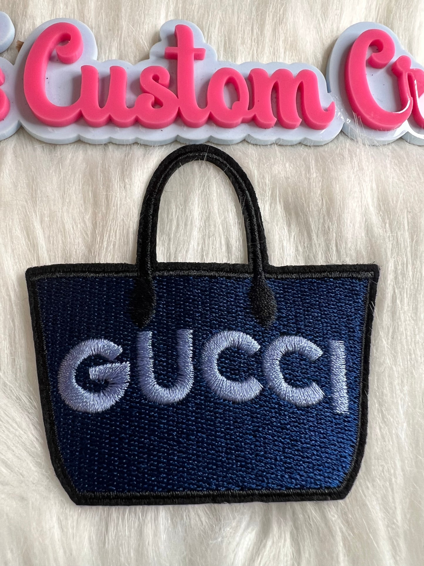 Blue GG purse