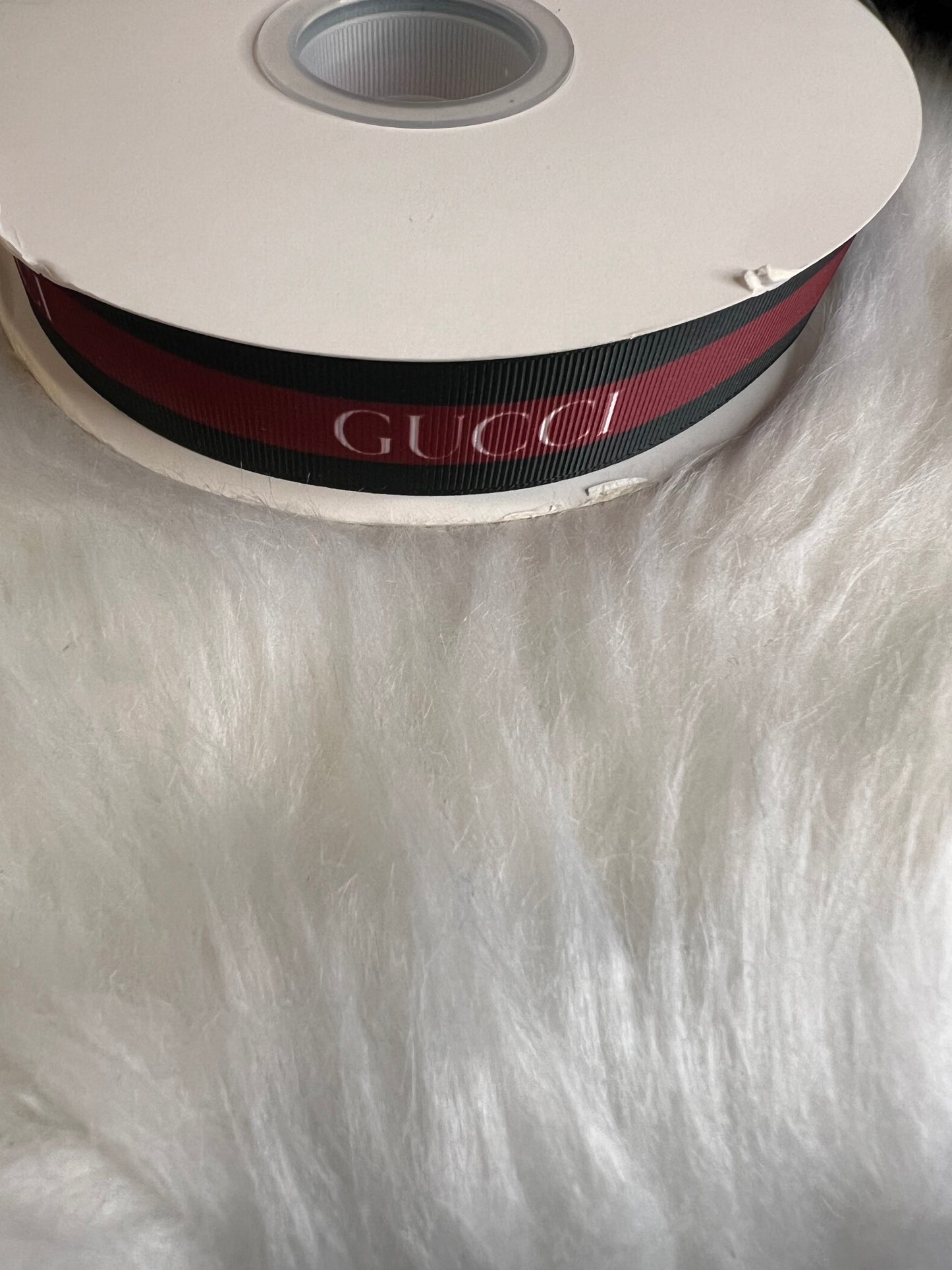 Forest Green & Red GG Ribbon