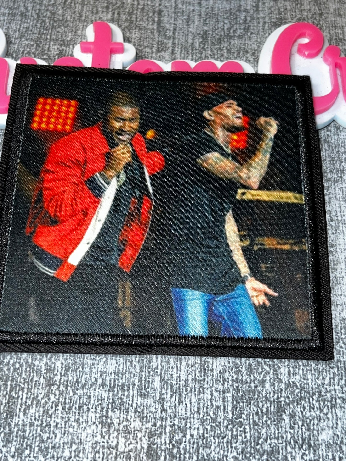 Live Performance Iron On Applique – Approx. 4x5 Inches