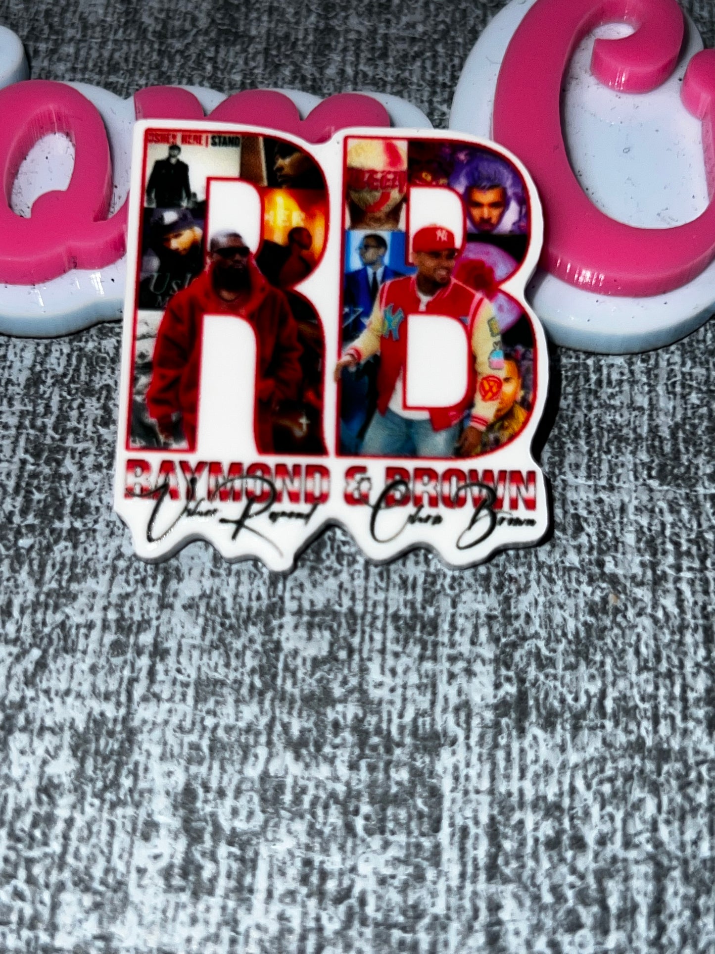 R&B Collage Acrylic Planar – Music Theme Embellishment
