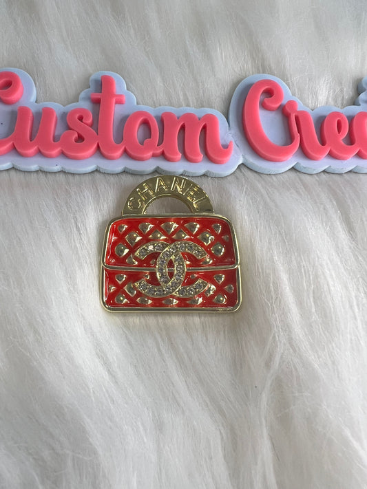 Red & Gold CC Brooch