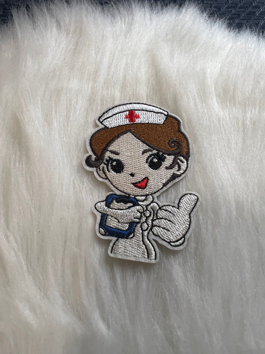 Nurse with chart