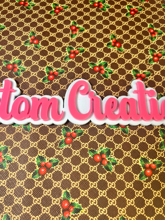 Chocolate Red mistletoe GG Christmas