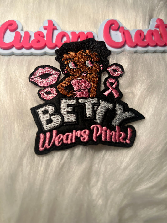 Betty wears Pink Cancer