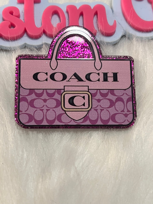 Purple Coach purse