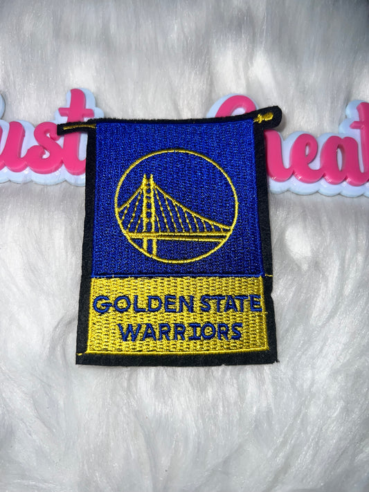 💛💙 Golden State Warriors Bridge Patch (Iron-On) NBA