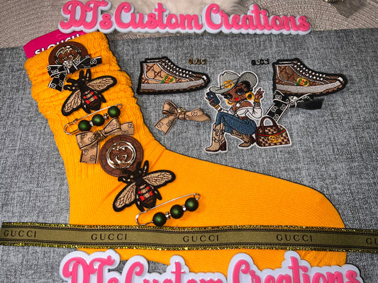 Yellow Statement DIY Sock Kit – Bold Luxe Edition