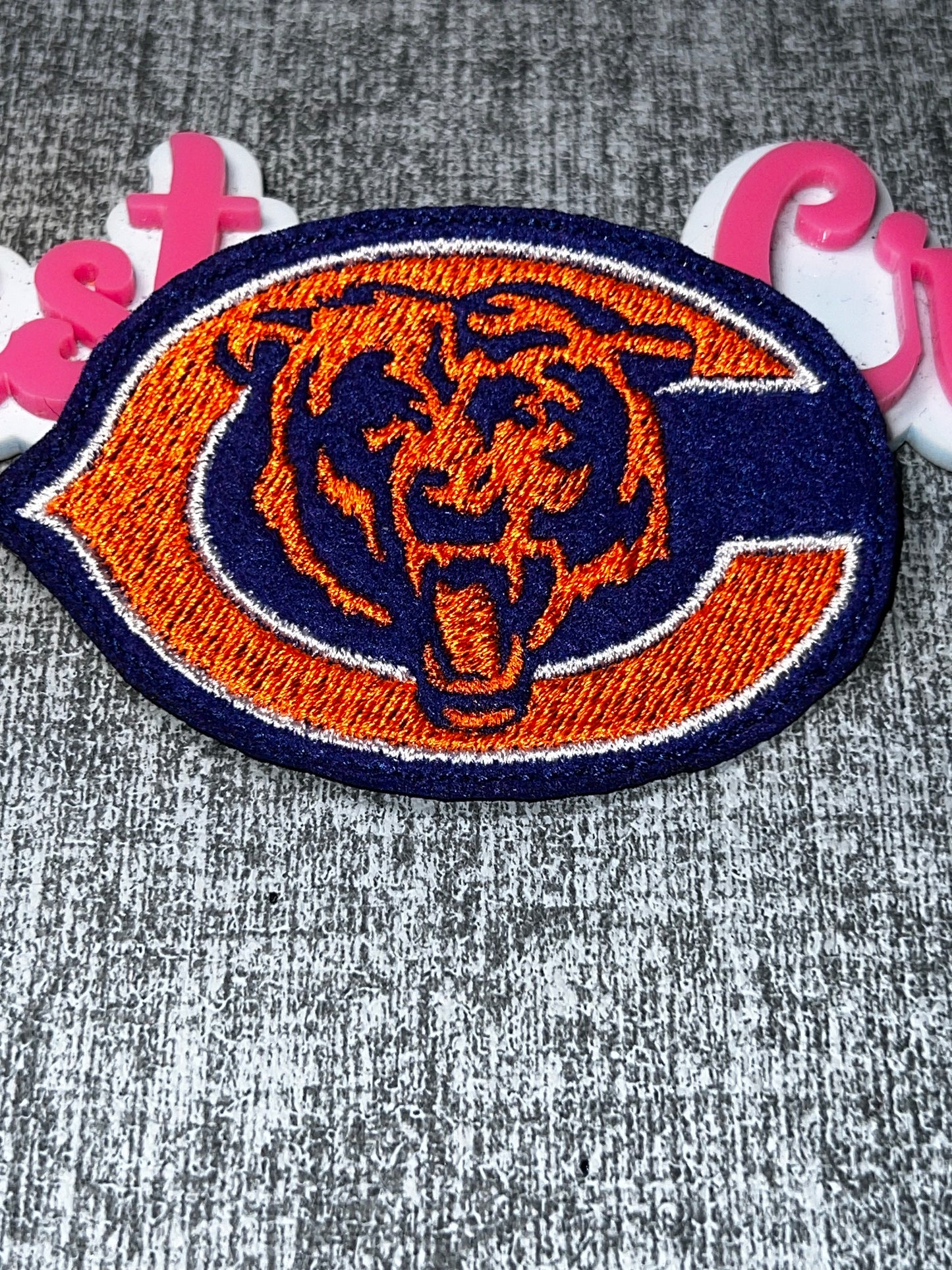 Letter Embroidered Iron-On Patch – Mascot Embroidered Sports Style Appliqué