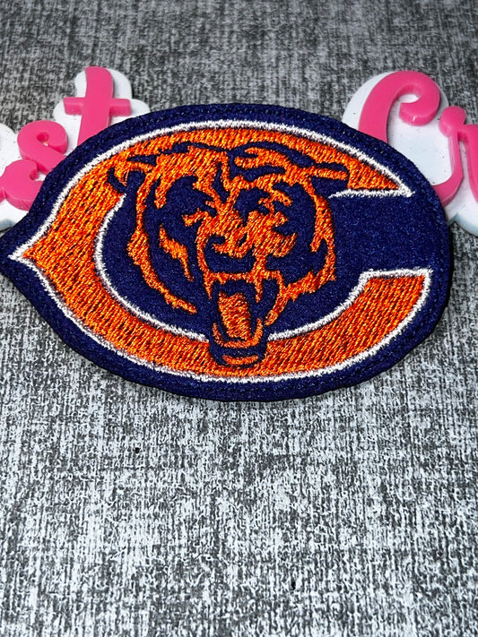 Letter Embroidered Iron-On Patch – Mascot Embroidered Sports Style Appliqué