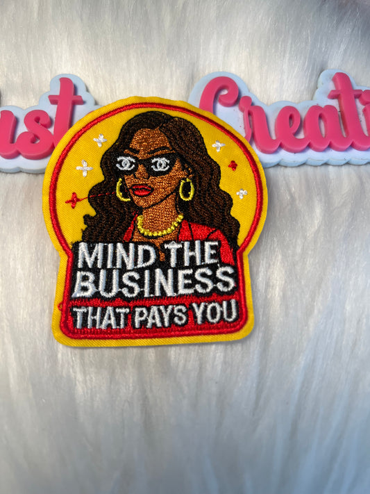 Mind the Business that pays you lady CC glasses