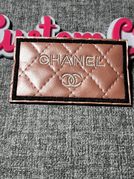 Quilted Rectangle Embroidered Patch – Fashion Statement Applique – Approx. 4 Inches