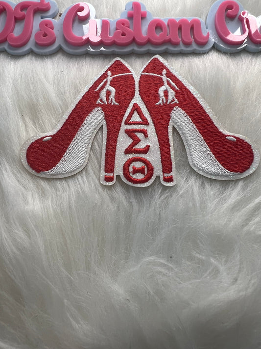 Red White Delta Heel