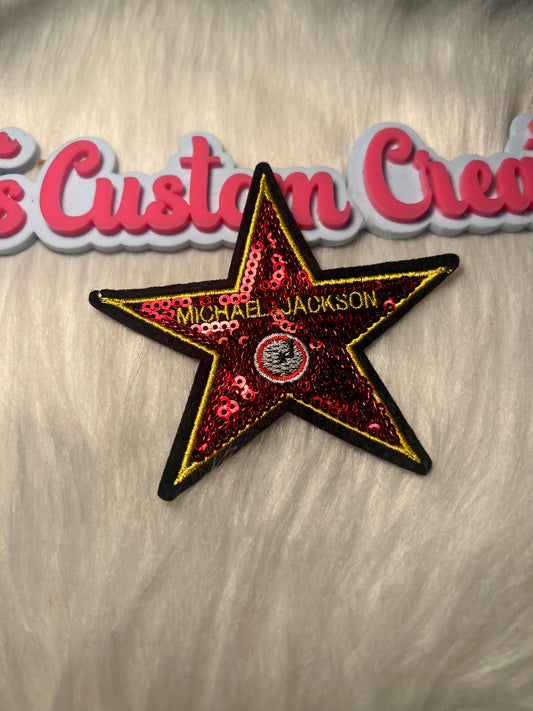 Sequin Michael Jackson Star