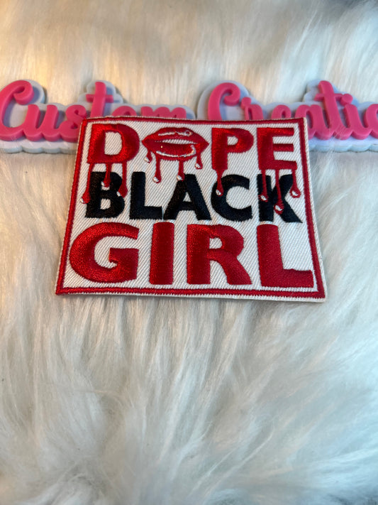 Dope Black Girl Red Black White