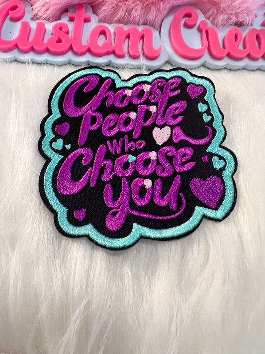 Purple Black Teal Choose people