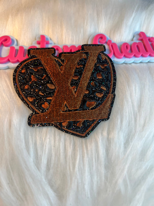 Brown Black Heart LV