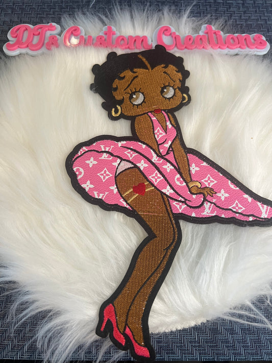 Pink Faux Leather Betty LV