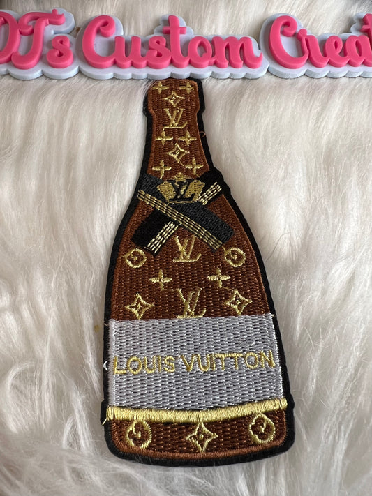 Brown LV Liquor Bottle