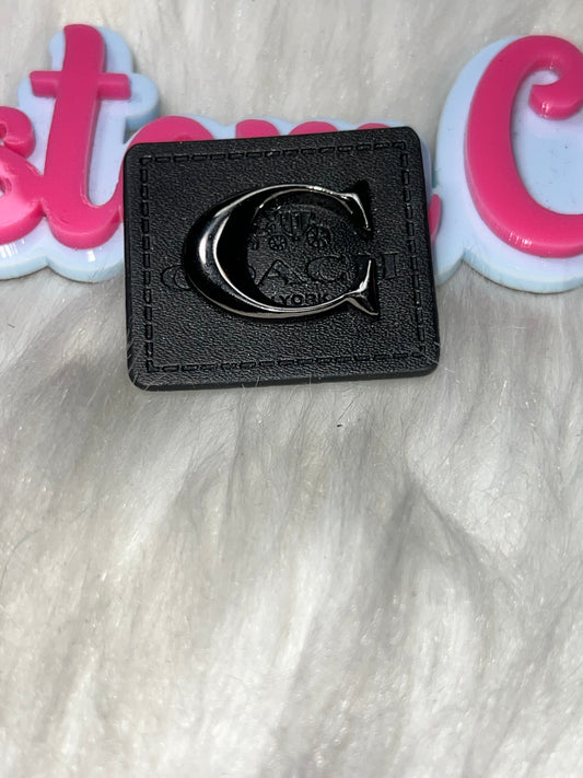 Luxury Style Black Embossed Decorative Tag
