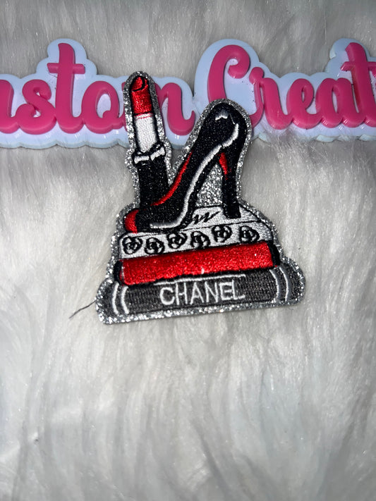 High Heel + Lipstick “CC” Patch