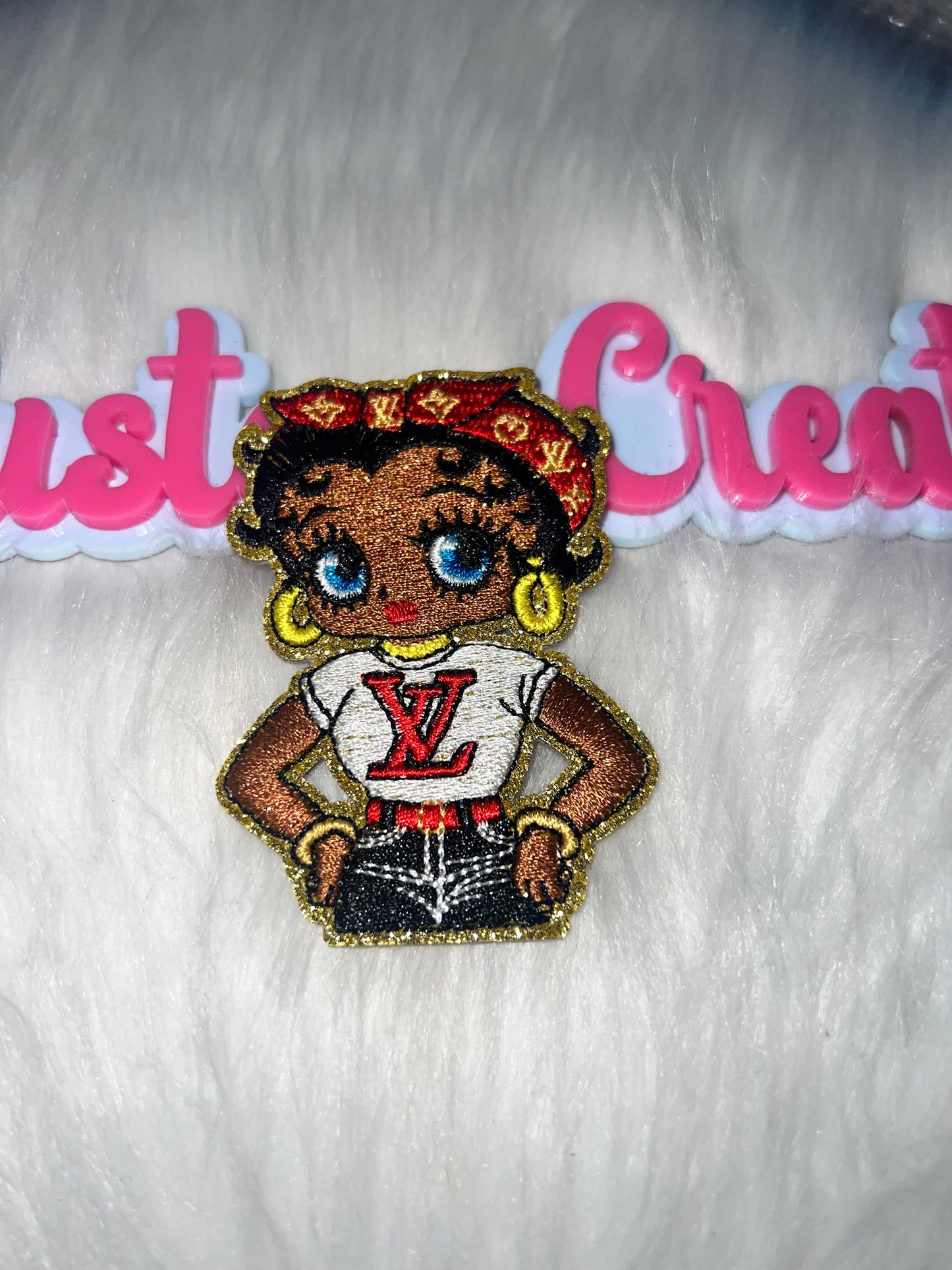 ❤️ LV Betty Patch – Red Bandana Edition
