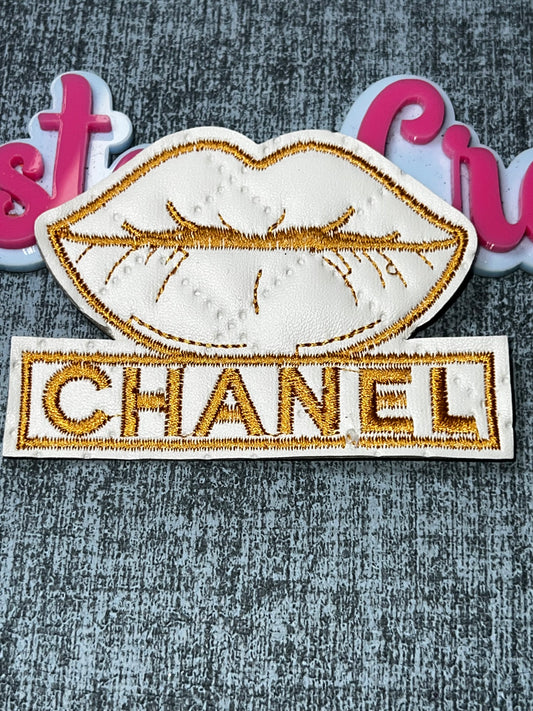 Fashion Lip Embroidered Patch – Statement Applique