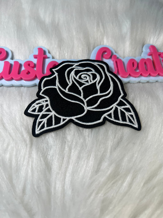Black White Rose