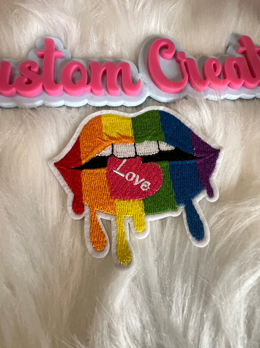 Colorful Love Dripping Lips