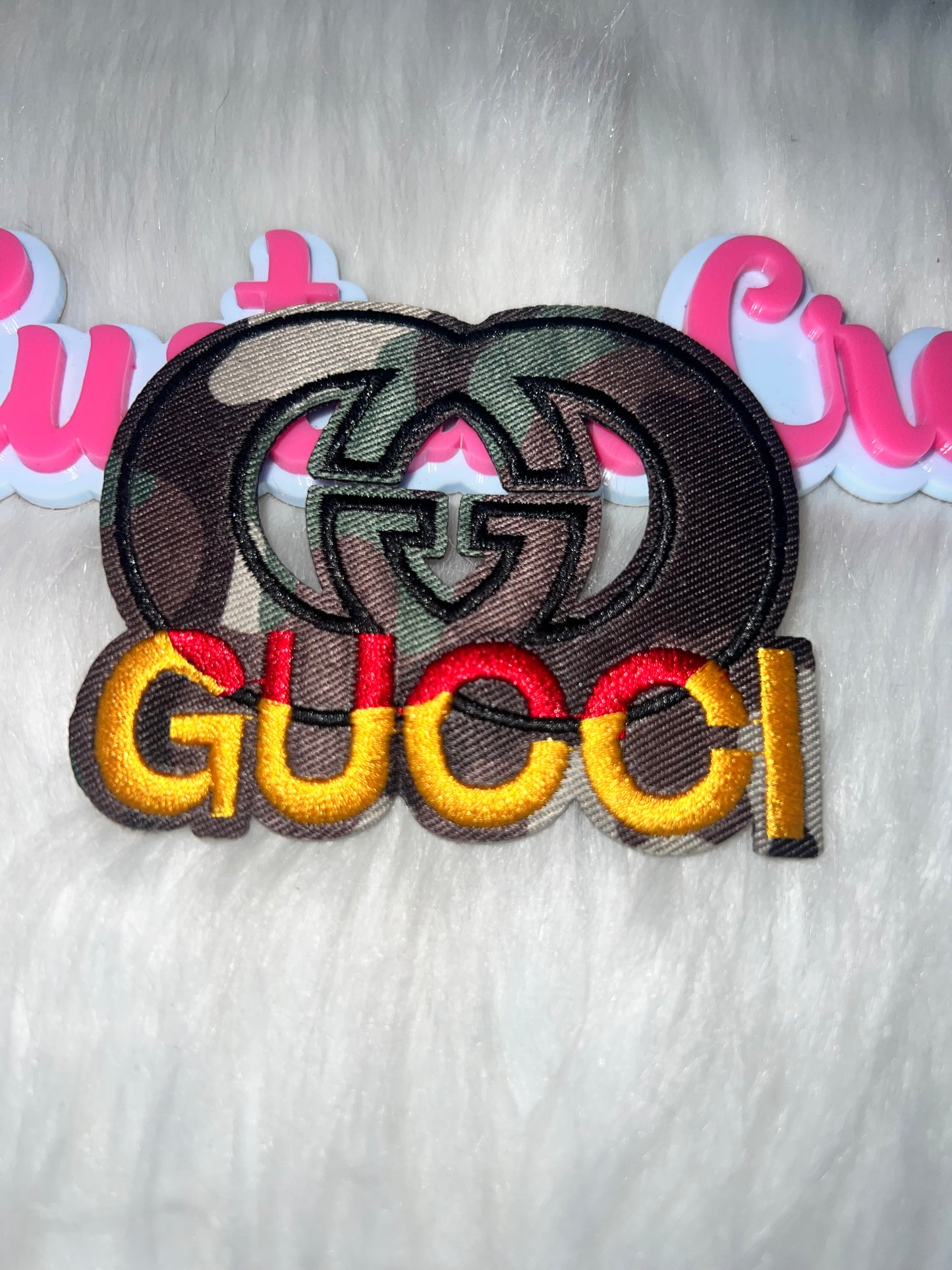 🪖🖤💛 Camo GG-Inspired Iron-On Patch