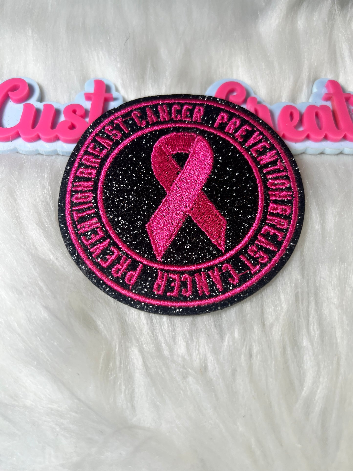 Round Ribbon Cancer