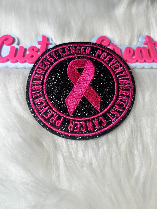 Round Ribbon Cancer