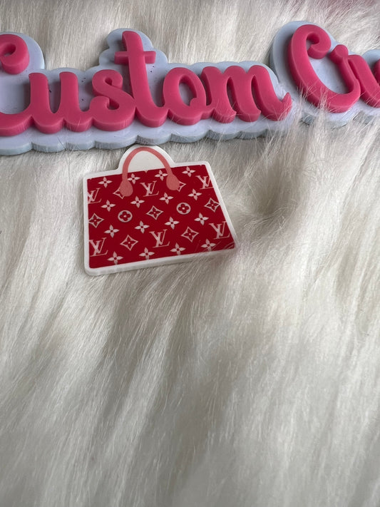 Red White LV bag