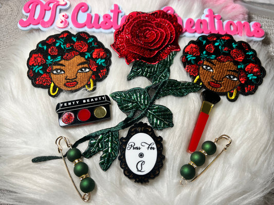 Red Glam Fashion Craft Bundle