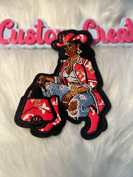 Red Denim LV Cowgirl