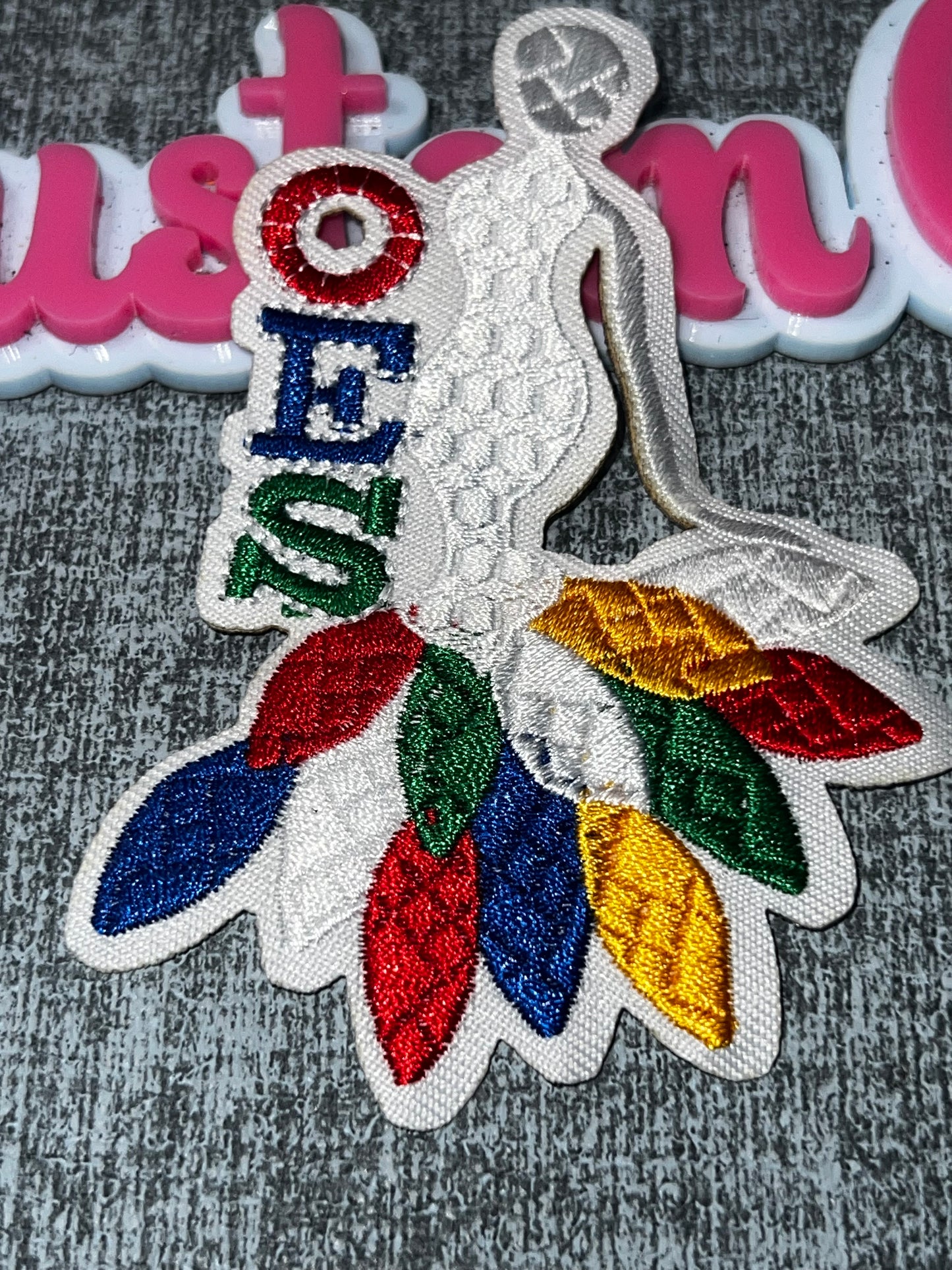 Multicolor Woman in Dress Embroidered Patch – Fashion Iron On Applique