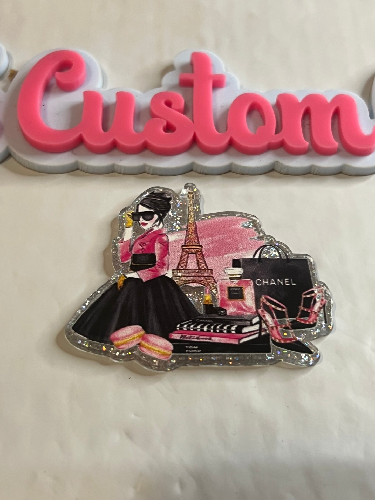 Pink Black CC Paris Look