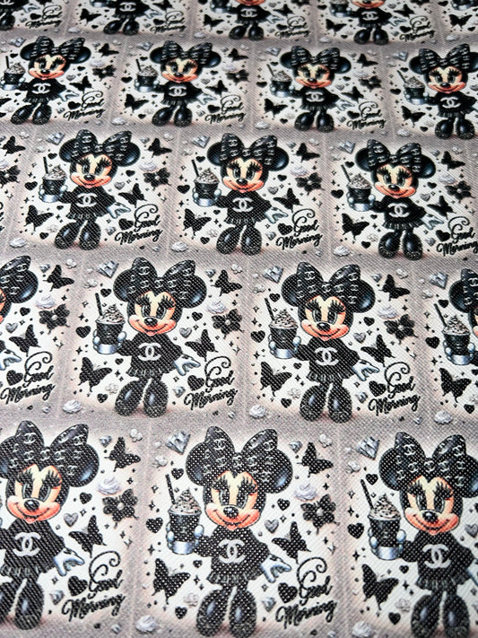 Glam Cartoon Luxe Inspired Faux Leather