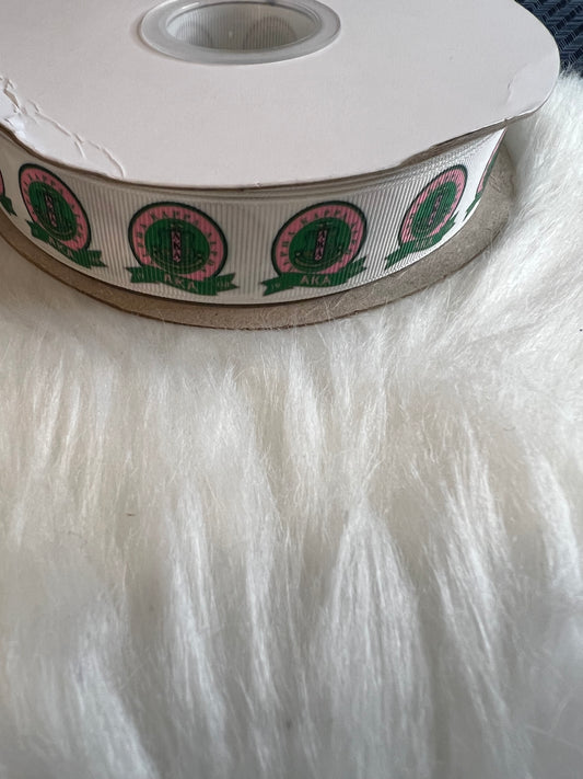 Pink Green Shield AKA Ribbon