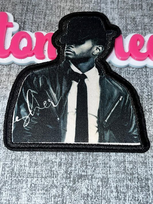 R&B Fedora Gentleman Fashion Patch – Embroidered Statement Appliqué