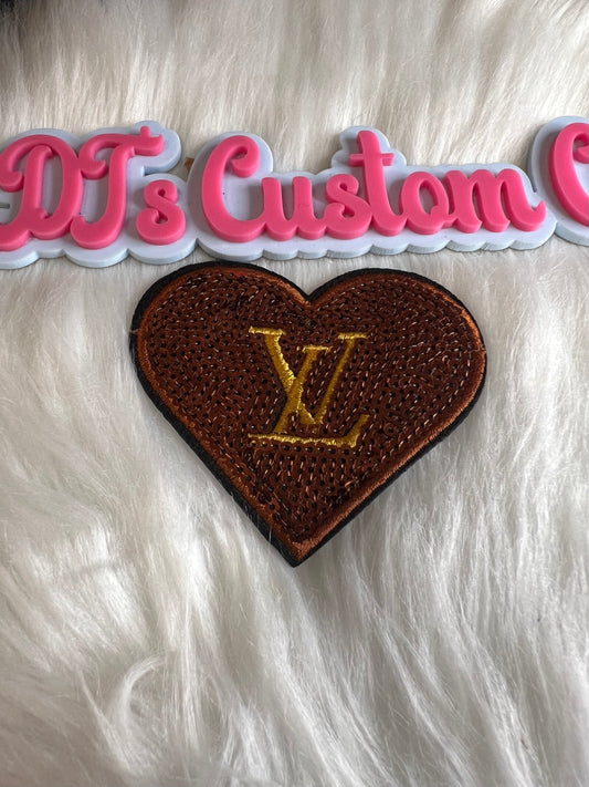 Sequin Brown LV Heart