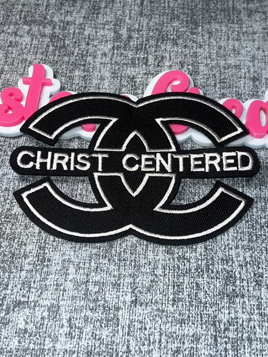 Christ Centered Faith Embroidered Patch – Christian Inspirational Patch