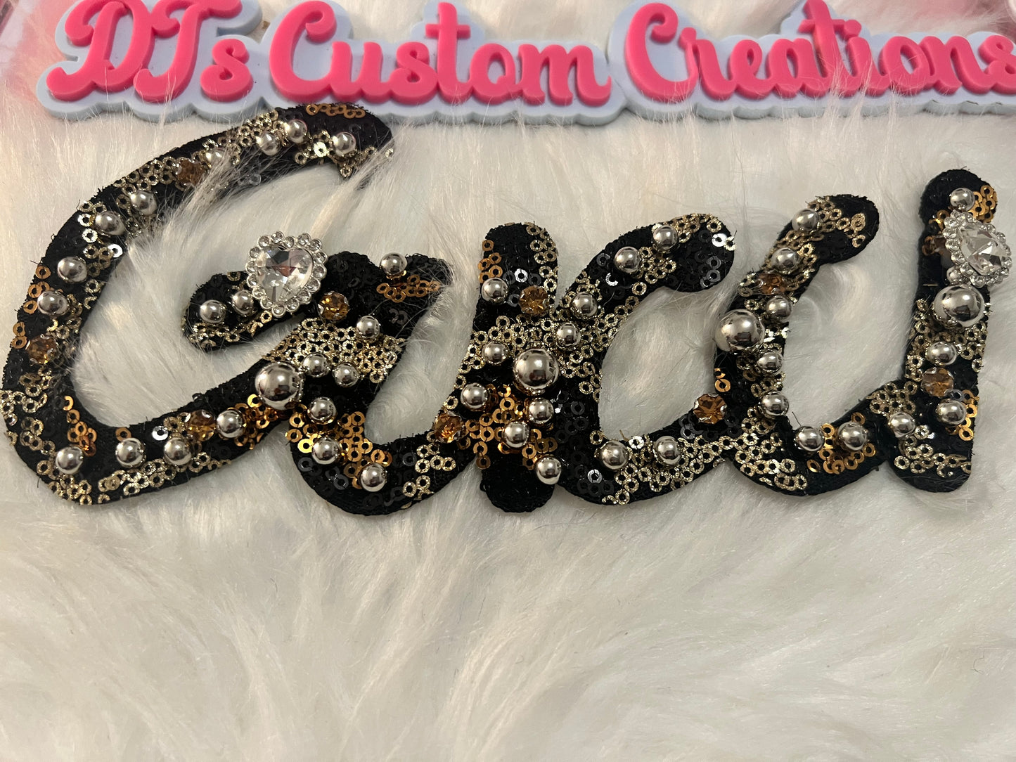 Sequin GG Black Gold