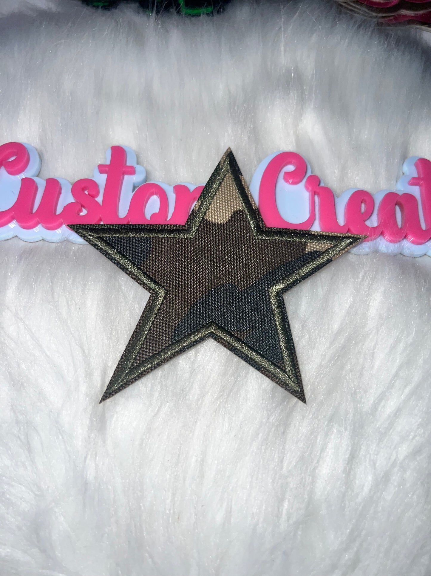 🪖 Camo Star Patch (Iron-On)