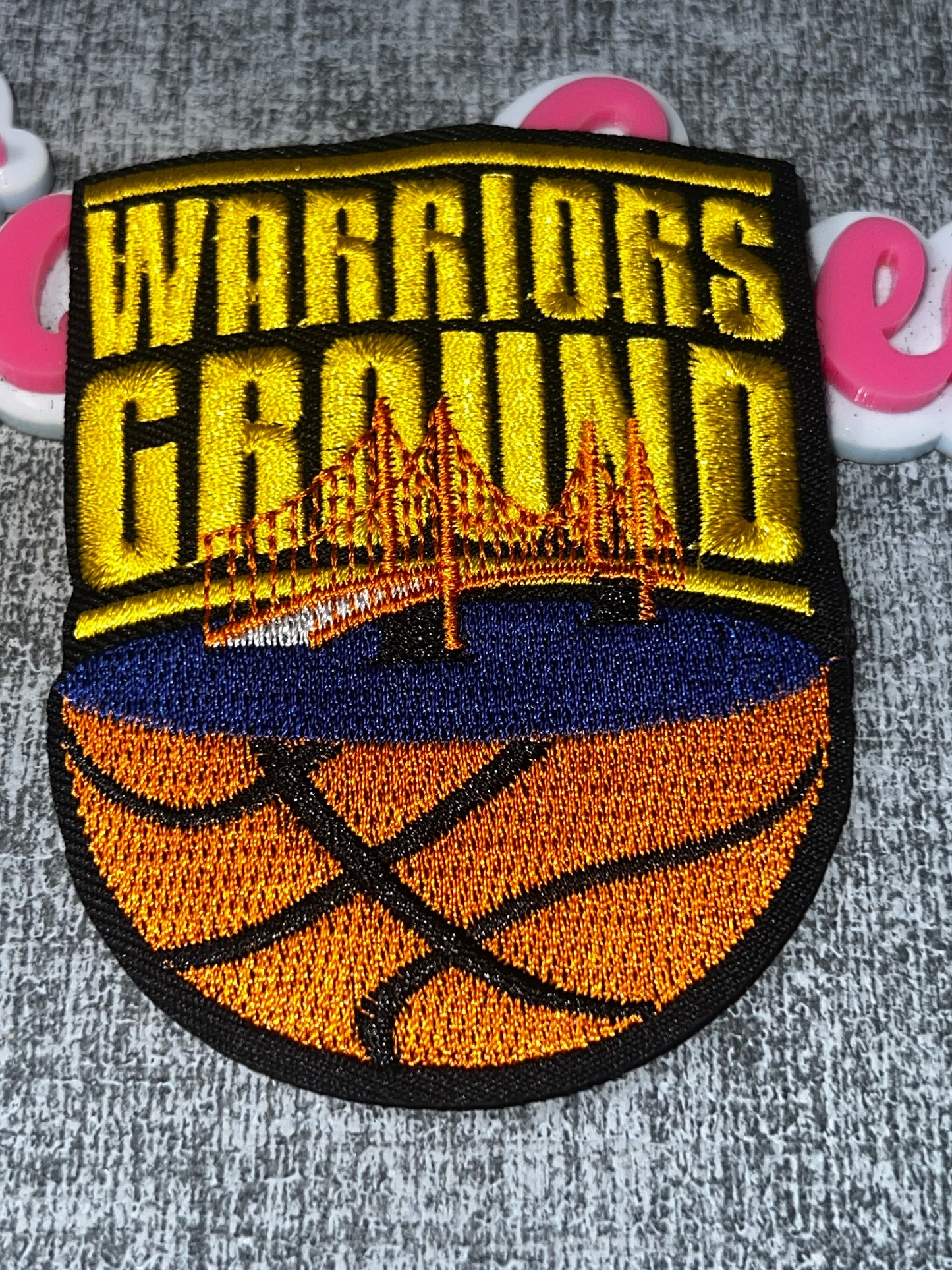 War Ground Embroidered Iron-On Patch | Statement Embroidered Appliqué