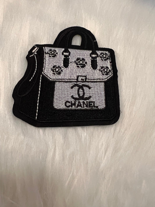 Black White CC Bag