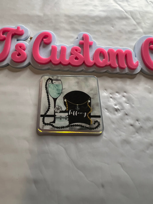Tiffany Wine glass with pearls