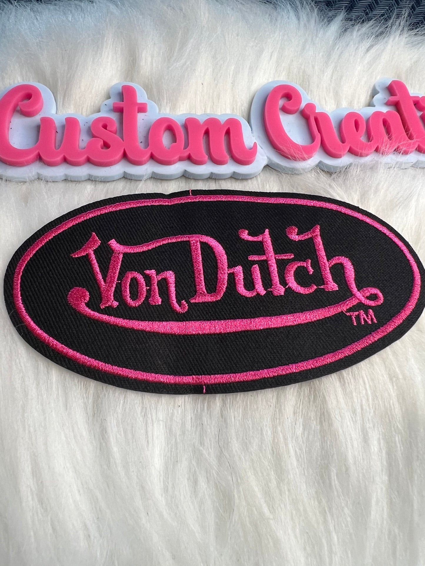 Hot pink Black Von Dutch