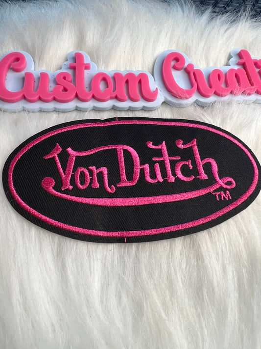Hot pink Black Von Dutch